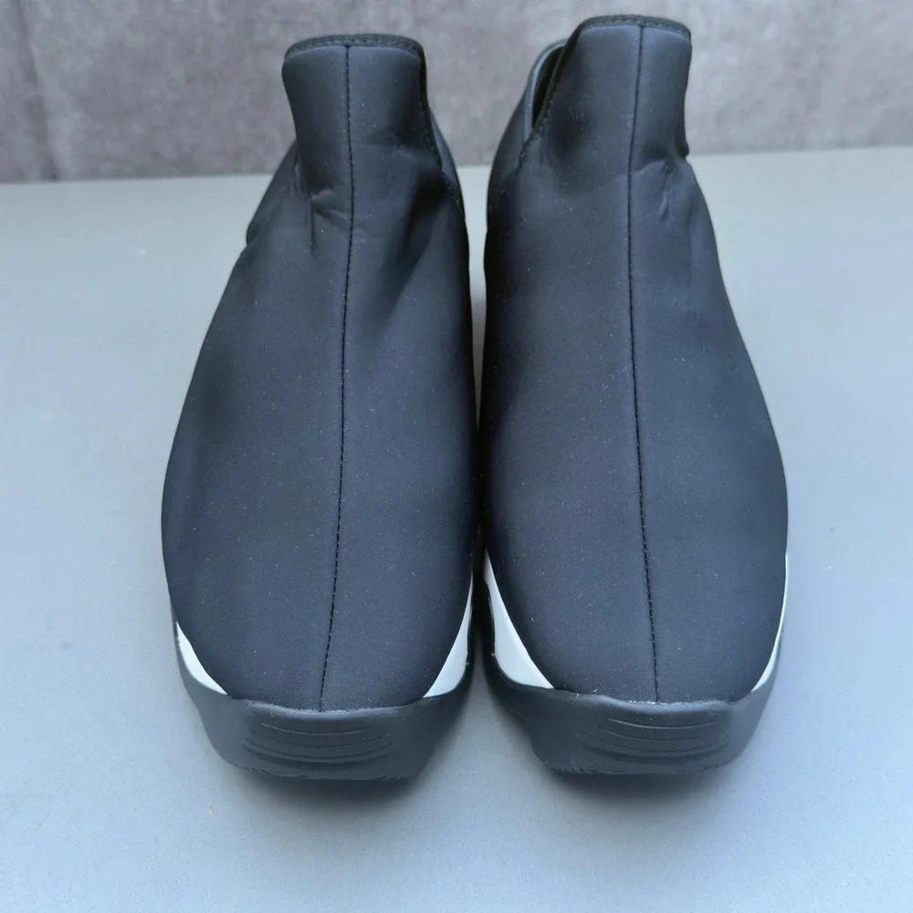 iRi Neoprene Slip On Sneakers Size 39 Black Red White Made in Italy